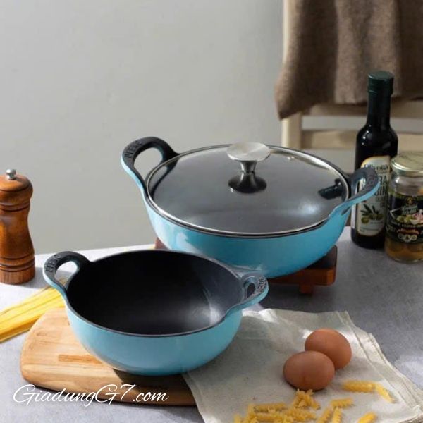 Chảo Gang Oceno Sâu Lòng size 20/25cm mang lại hiệu suất nấu ăn tuyệt vời với khả năng giữ nhiệt cao