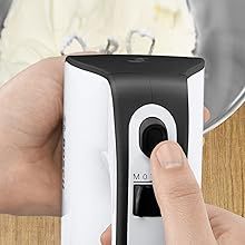 Máy đánh trứng trộn bột cầm tay Bosch MFQ4020 Nút đẩy tiện lợi.