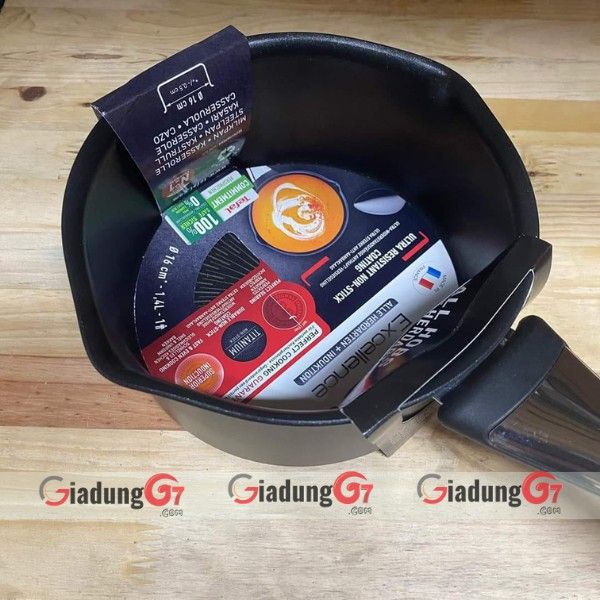 Quánh Tefal G26928 Excellence 16cm kiểm soát nhiệt độ hoàn hảo (cho biết nhiệt độ nấu lý tưởng)