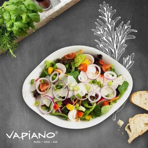 Set 2 bát Villeroy & Boch Vapiano Salad 21x17 cm Có thể rửa bằng máy rửa chén, dùng được trong lò vi sóng và lò nướng lên đến 200 ° C