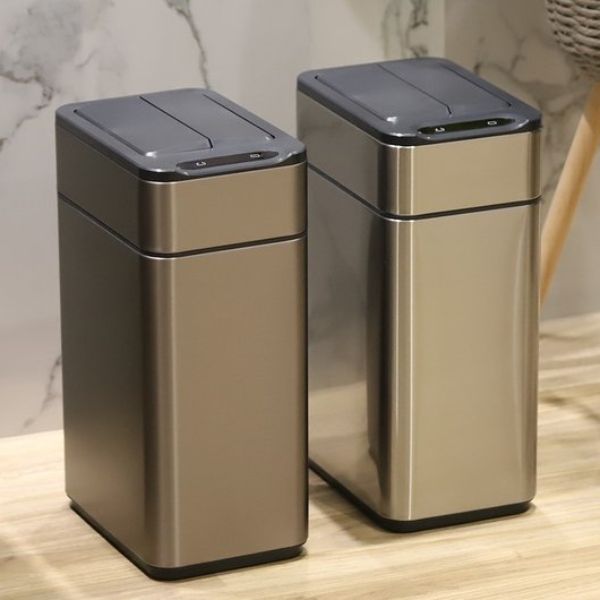 Thùng rác cảm biến Elpheco 9 lít cần 2 pin AA để hoạt động