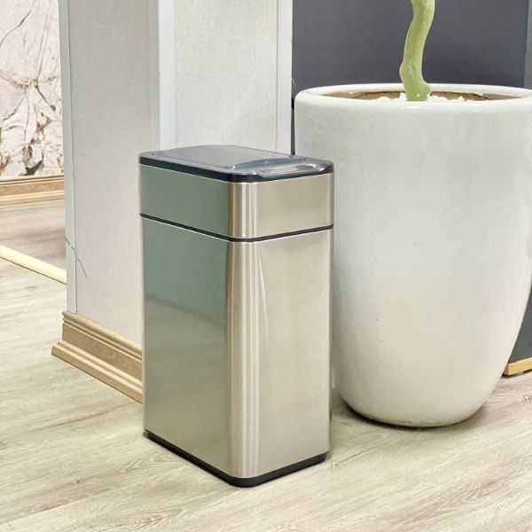 Thùng rác cảm biến Elpheco Thiết Kế Cánh Bướm Tinh Tế – Tối Ưu Hóa Không Gian