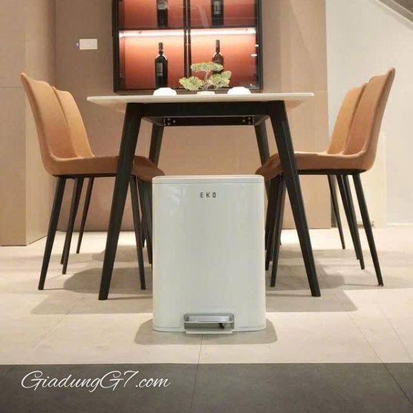 Thùng rác đạp chân EKO marina EK9161MP-15L 15 lít Thiết kế chắc chắn và phong cách