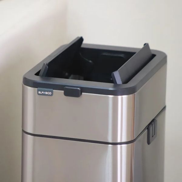 Thùng rác đạp chân Elpheco ELPH3711 20 lít Giảm 40% lực đạp, dễ dàng sử dụng