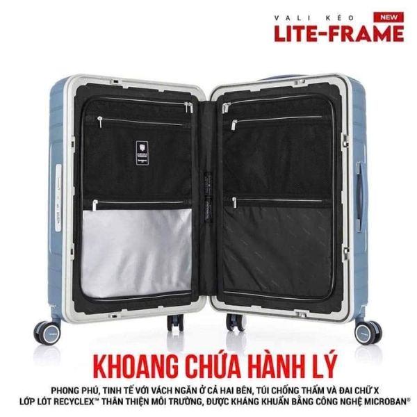 Vali kéo Samsonite Lite-Frame Spinner / Lite Frame với những tính năng hiện đại, an toàn cho các chuyến đi của bạn