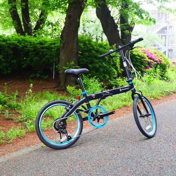 Xe đạp gấp Renault LIGHT10 - 10.8kg Tay cầm và khung xe dễ dàng gập lại bằng cần gạt.