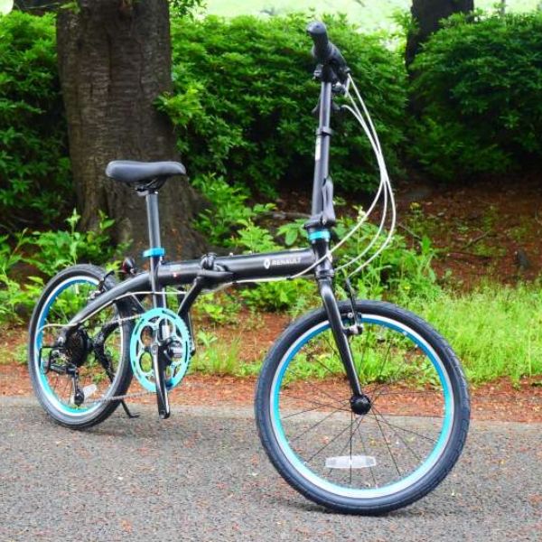 Xe đạp gấp Renault LIGHT10 - 10.8kg Tay cầm và khung xe dễ dàng gập lại bằng cần gạt.