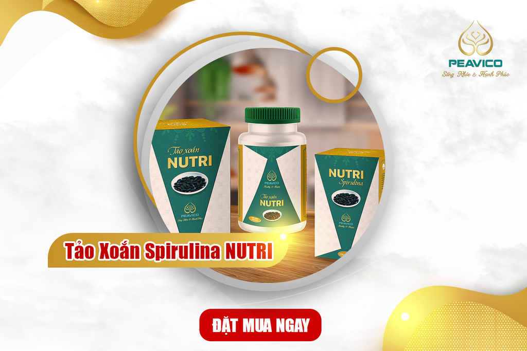 Tảo Xoắn Spirulina NUTRI - Đã có mặt tại cửa hàng của PEAVICO!