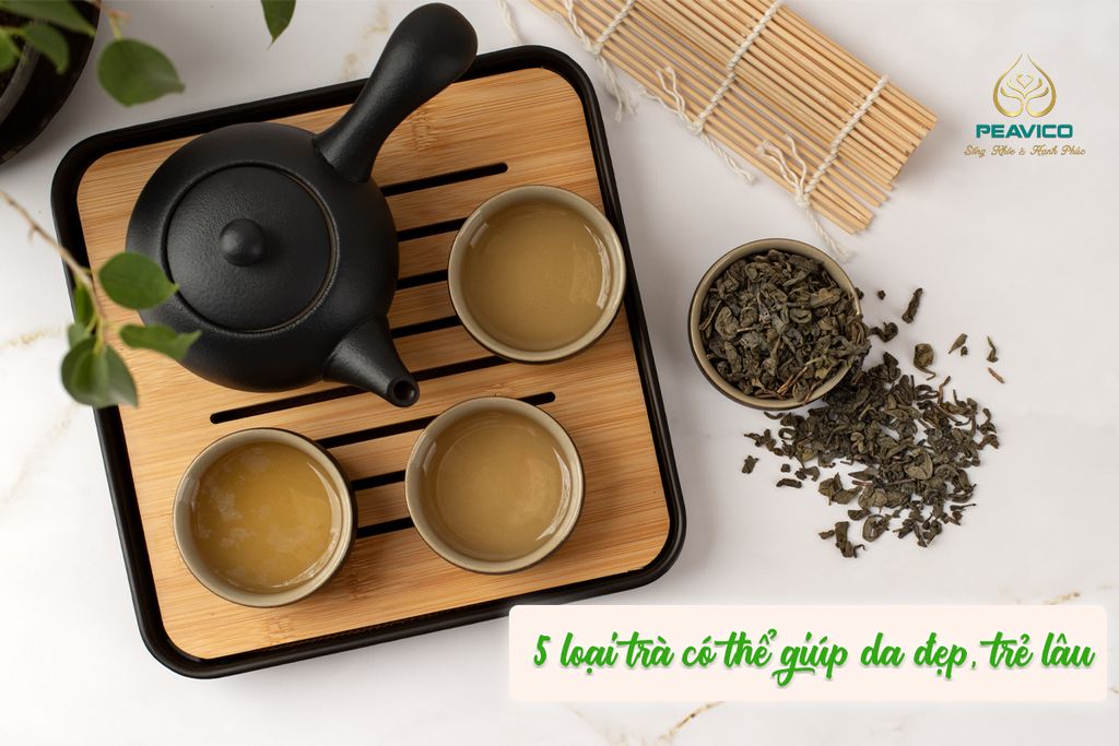 5 loại trà có thể giúp da đẹp, trẻ lâu
