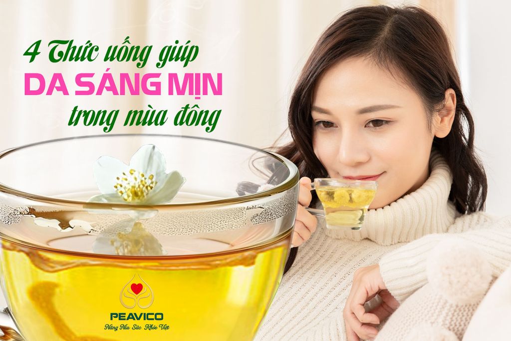 4 thức uống giúp da sáng mịn trong mùa đông