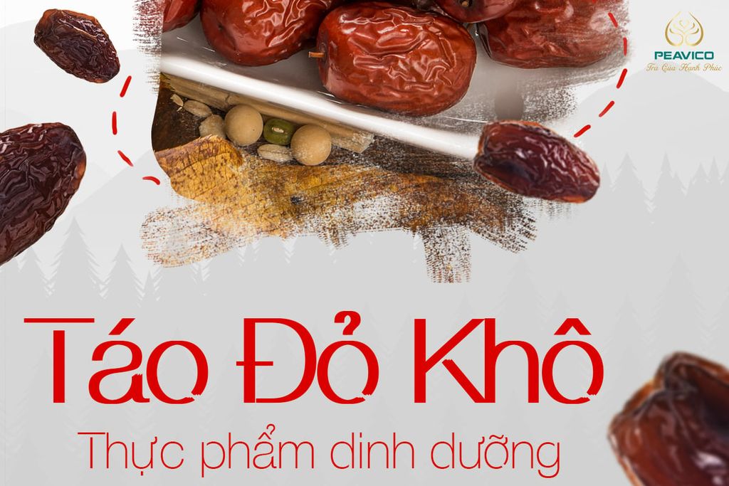 Táo đỏ khô là thực phẩm dinh dưỡng được nhiều người yêu thích!