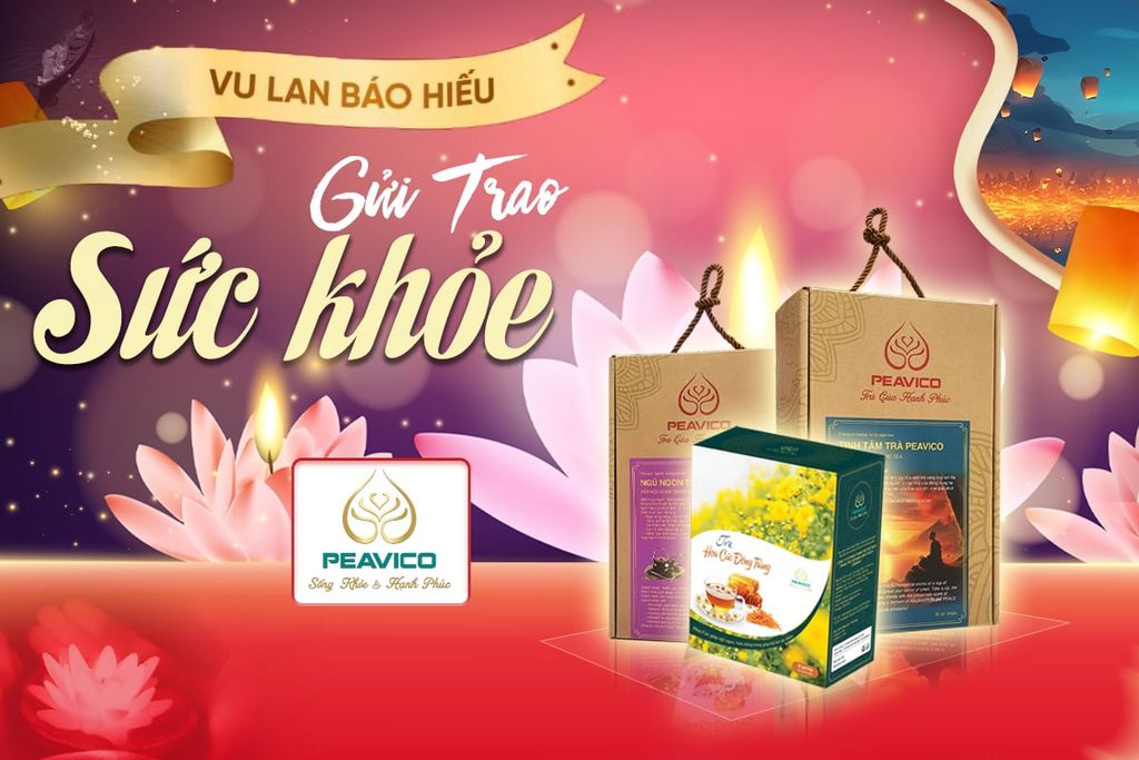 Trà thảo mộc Peavico - Món quà sức khỏe tinh tế dành tặng cha mẹ mùa Vu Lan