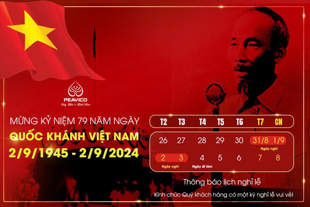 Thông báo nghỉ lễ Quốc Khánh 2-9