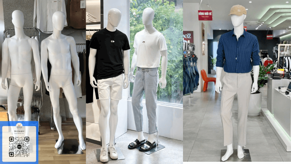 Manocanh Nam – Giải Pháp Trưng Bày Thời Trang Hiệu Quả Cho Cửa Hàng