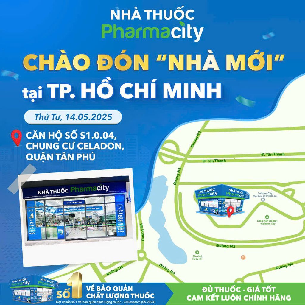 Nhà thuốc Pharmacity sắp có mặt tại Celadon Tân Phú với nhiều ưu đãi hấp dẫn dịp khai trương
