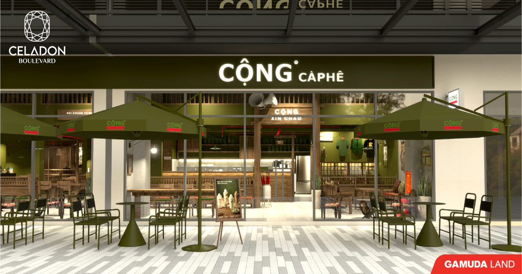 Cộng Cà Phê - thương hiệu gây thương nhớ sắp chính thức có mặt tại đại lộ Celadon