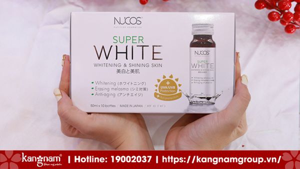 Thành phần Nước Uống Collagen Dưỡng Da Trắng Sáng Nucos Super White