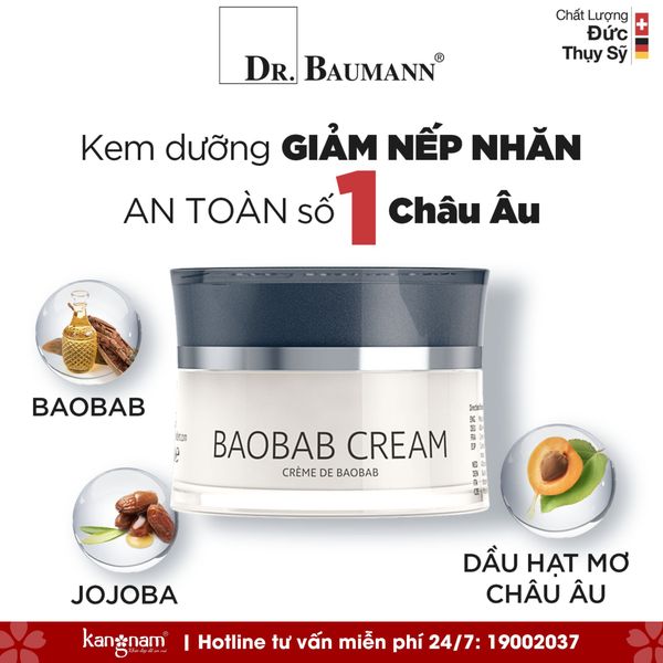 Kem Dưỡng Đa Tầng Dạng Nhũ Tương Đa Dưỡng Chất Dr. Baumann Baobab Cream 30ml