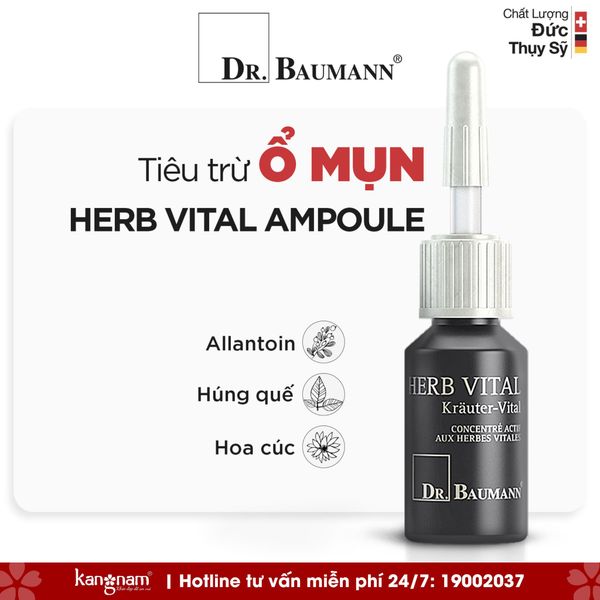 Tinh Chất Làm Dịu Và Chống Kích Ứng Cho Da Dr. Baumann Herb Vital Ampoule 7ml