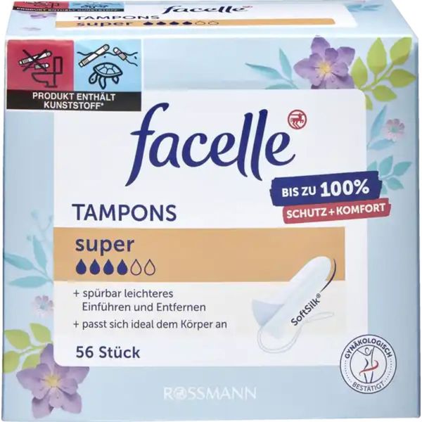 Băng vệ sinh dạng ống Tampon Facelle Super 4 giọt
