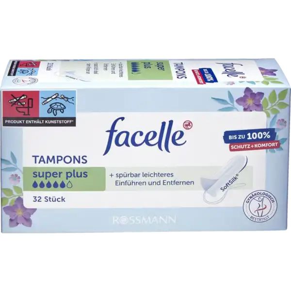 Băng vệ sinh dạng ống Tampon Facelle Super Plus 5 giọt