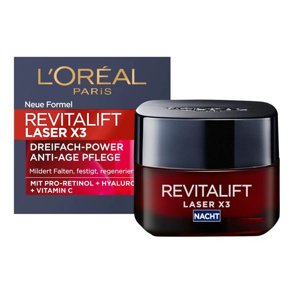 Cặp kem dưỡng da chống lão hoá ngày và đêm L'Oréal Revitalift Laser x3