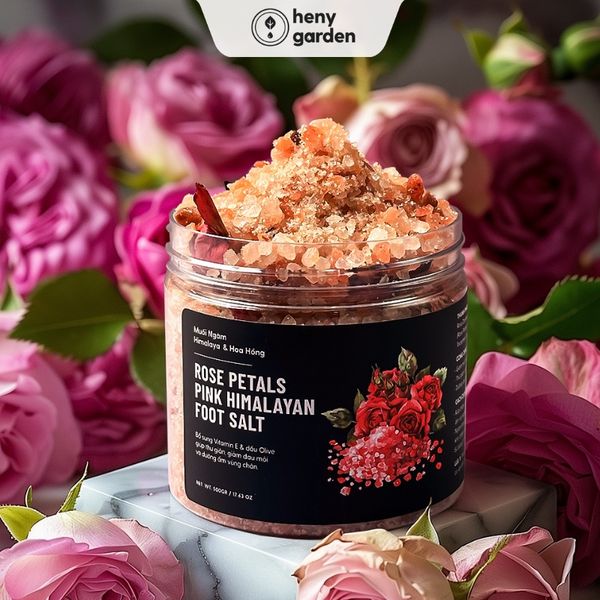 muối hồng ngâm chân nước nóng Himalaya
