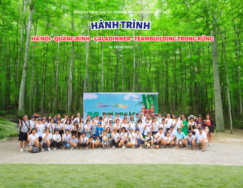Cùng đoàn khách trải nghiệm hoạt động teambuilding độc đáo ở trong rừng tại Quảng Bình