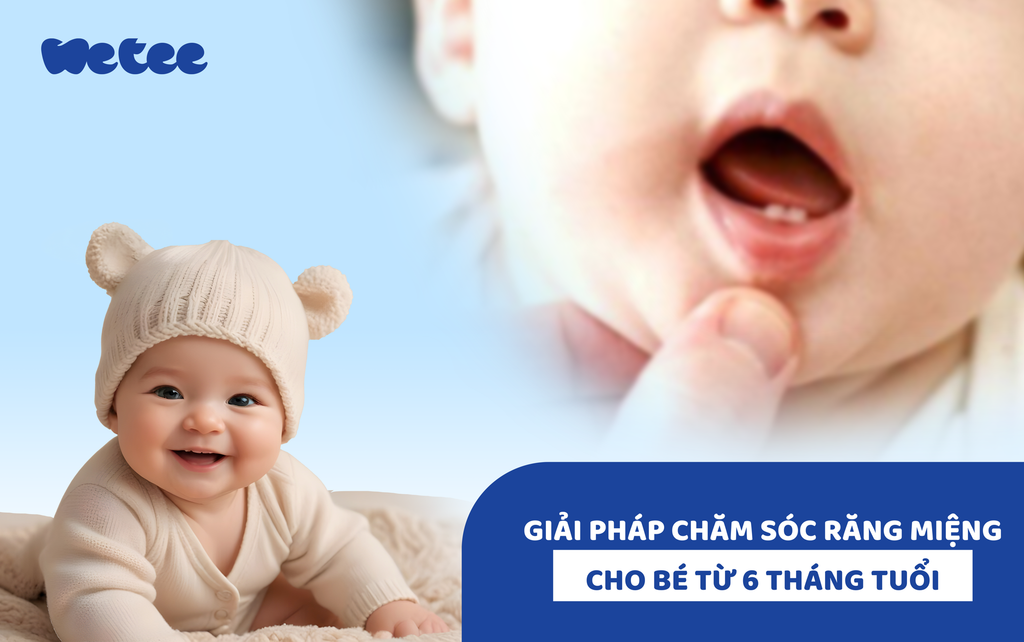 Giải pháp chăm sóc răng miệng cho bé từ 6 tháng tuổi