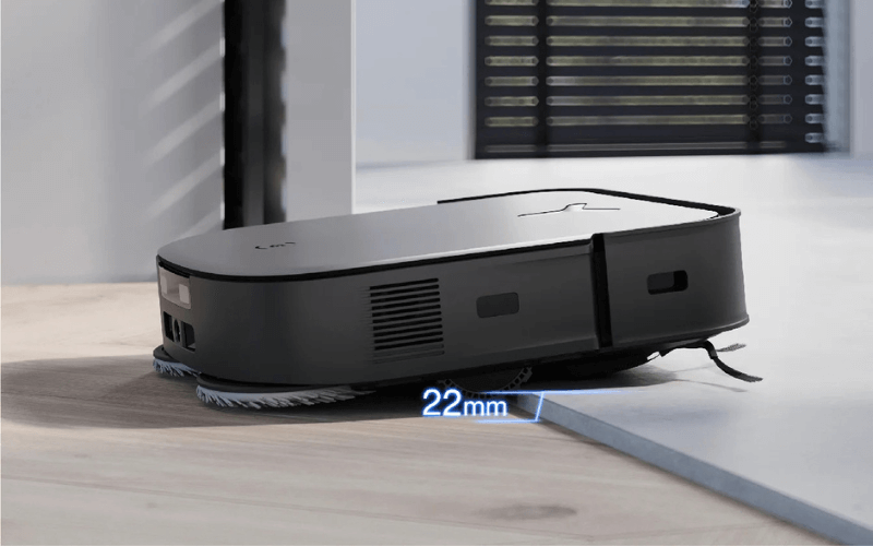 Robot hút bụi lau nhà Ecovacs Deebot X2 Omni màu đen