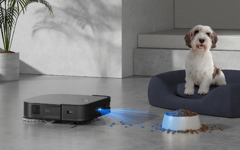 Robot hút bụi lau nhà Ecovacs Deebot X2 Omni màu đen