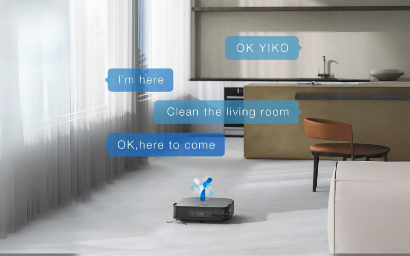 Robot hút bụi lau nhà Ecovacs Deebot X2 Omni màu đen