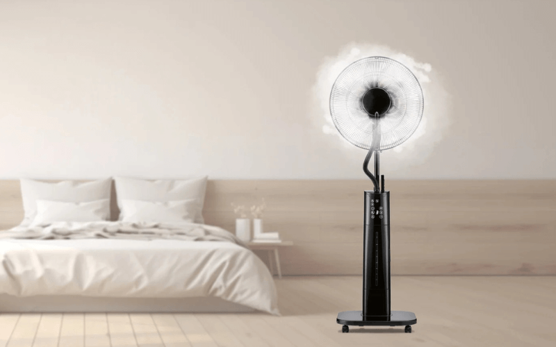 Quạt phun sương SILVERCREST màu đen