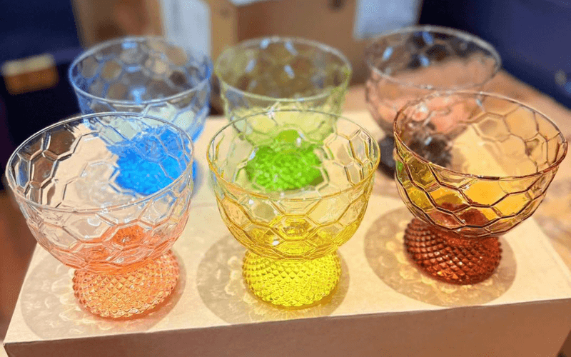 Set 6 cốc kem Vintage Assorted Colors 390ml IVV 7771.1