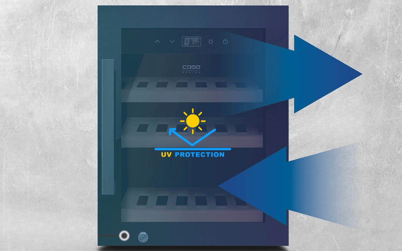 Tủ rượu vang CASO WineExclusive 12 - 716 12 chai