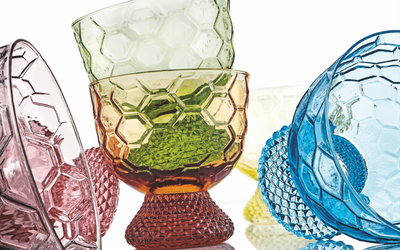 Set 6 cốc kem Vintage Assorted Colors 390ml IVV 7771.1