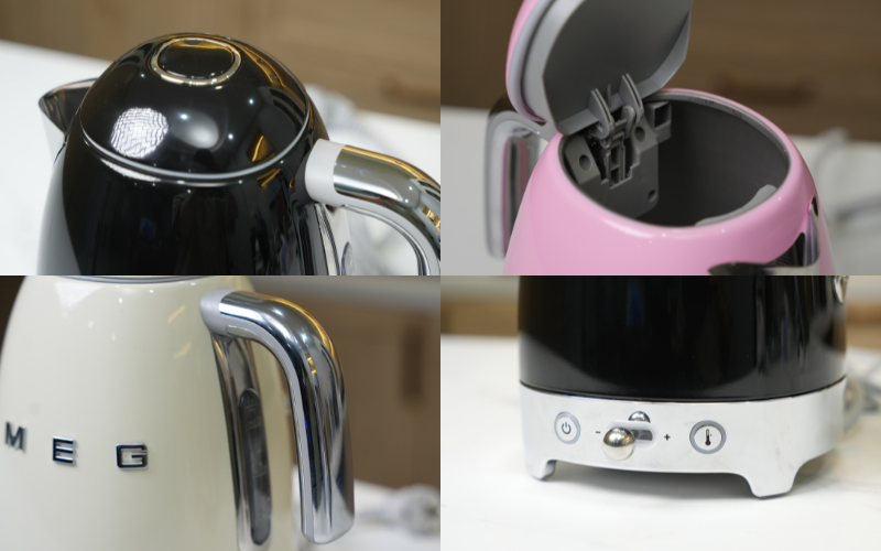 Ấm siêu tốc chỉnh nhiệt SMEG KLF04