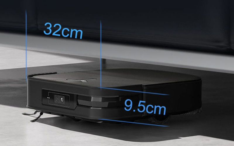 Robot hút bụi lau nhà Ecovacs Deebot X2 Omni màu đen