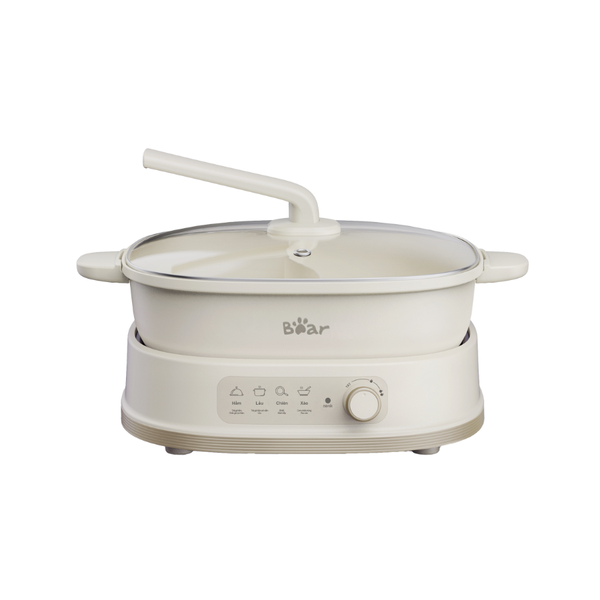 1. Bear SB-NL60U - Nồi lẩu 2 ngăn 6L