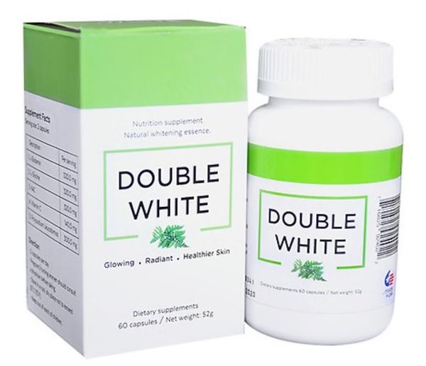Double white chai 60 viên