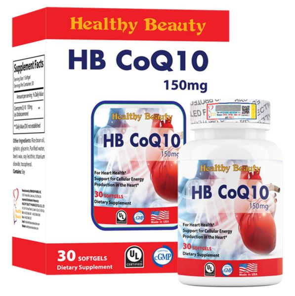 HB CoQ10 hỗ trợ tim mạch 150mg hộp 30 viên