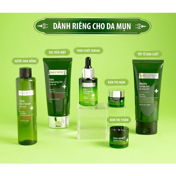 Mẫu content trị mụn – Daily Effect