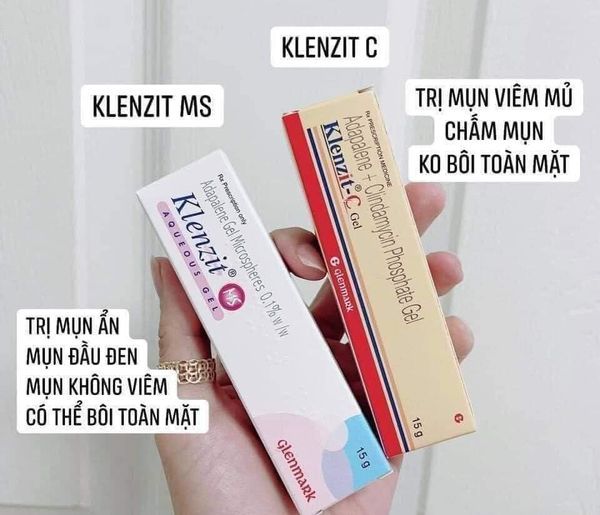 Mẫu content trị mụn – Klenzit C & Klenzit MS