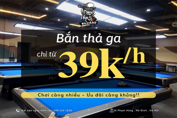 Mẫu content về khuyến mại – Sheep Biliards Club