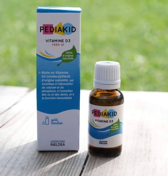 Pediakid Vitamin D3 - Bổ sung vitamin D3 cho hệ xương bé chắc khỏe