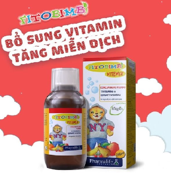 Siro Fitobimbi Vitemix bổ sung vitamin cho bé chai 200ml