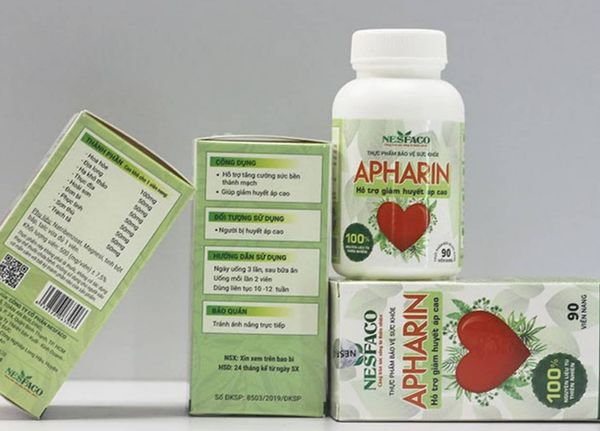 Thành phần viên uống ổn định huyết áp Apharin