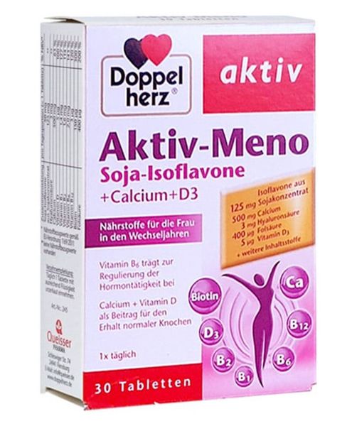 Viên uống bổ sung nội tiết nữ Active Meno (Hộp 3 vỉ x 10 viên