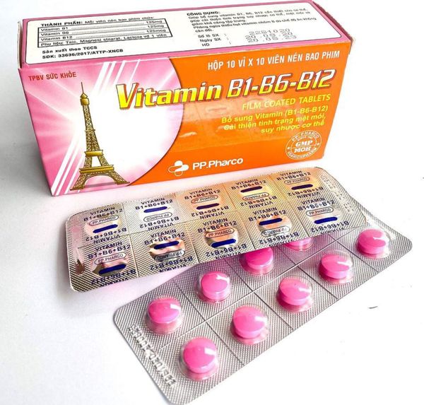Vitamin 3B Phong Phú (Hộp 100 viên)