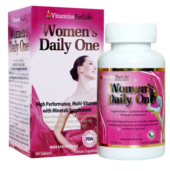 WoMen's Daily One bổ sung vitamin và khoáng chất cho phụ nữ lọ 60 viên